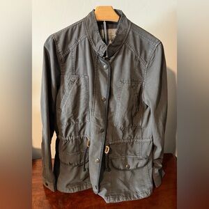 Hinge Lightweight Drapey Military Field Jacket Women’s Large